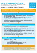 Guidance for providing remote care for mothers and babies during coronavirus (Covid-19) outbreak: (Guidance sheet 1: Planning a virtual conversation)